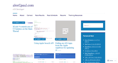 Desktop Screenshot of alexcpaul.com