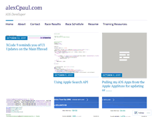 Tablet Screenshot of alexcpaul.com